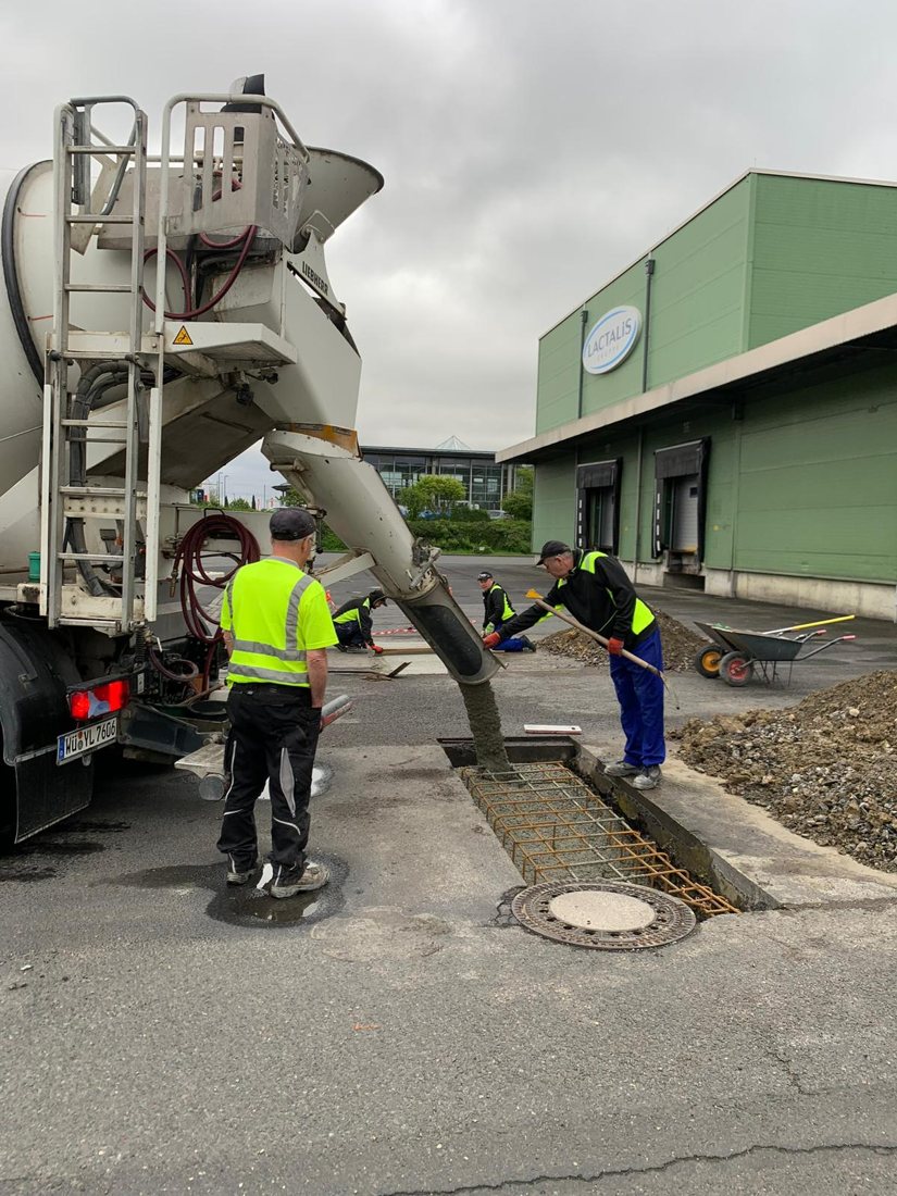 Betonage Industriefläche